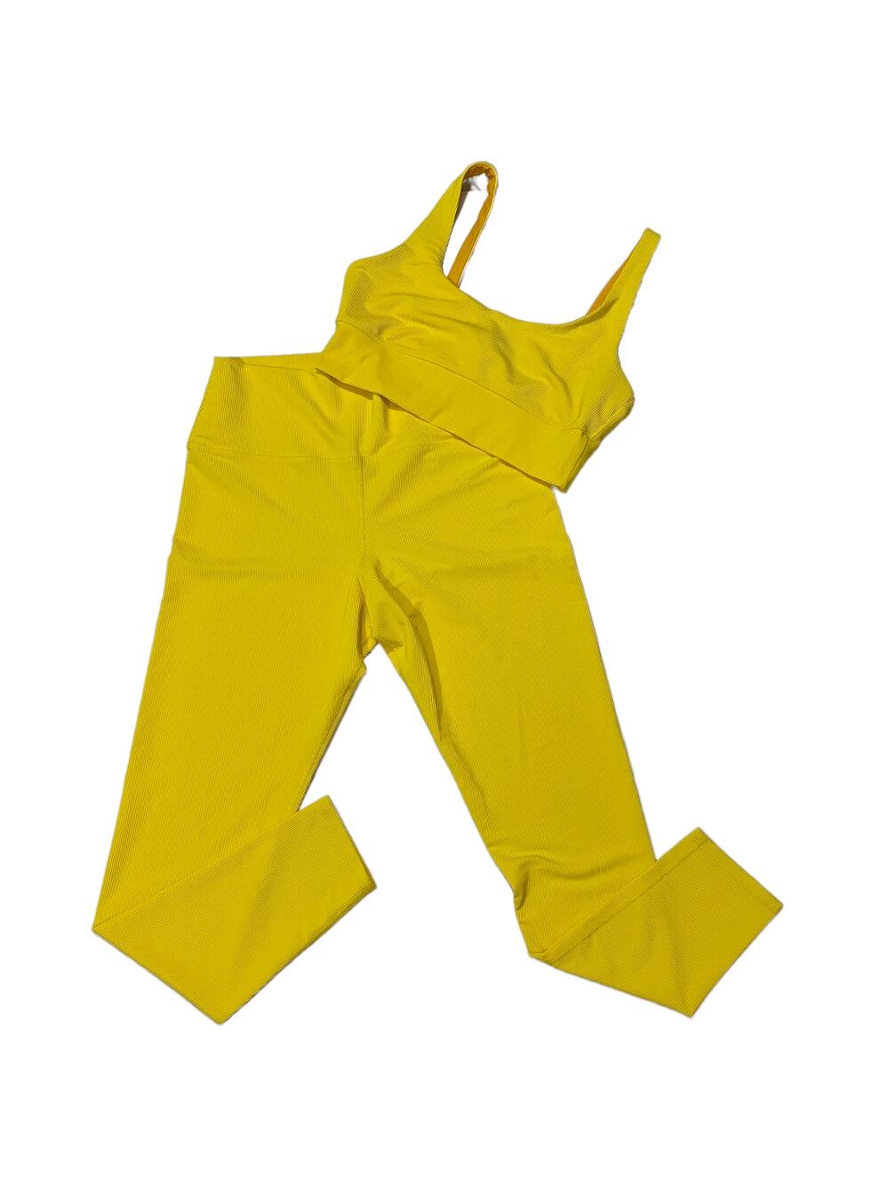 NWOT Beach Riot Sport Workout Set - Yellow - XL